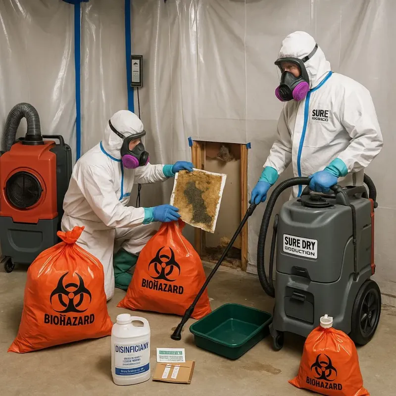 Contaminated Water Handling Protocols process in Hinckley, MN